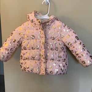 Girls snow pants suit and winter coat